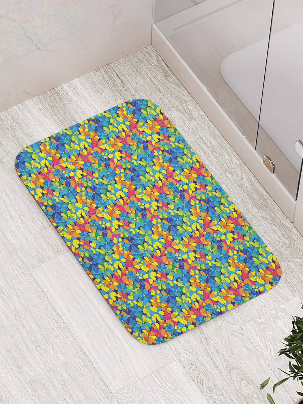 

Коврик противоскользящий для ванной, сауны, бассейна, 77х52 см bath_73779 JoyArty