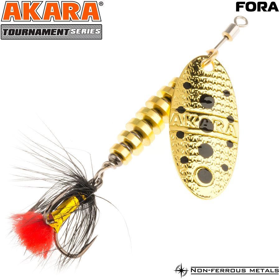 

Блесна Akara Tournament Series Fora 2 ATF2-8-A3 вертушка 8 гр 60 мм, Tournament Series Fora 2