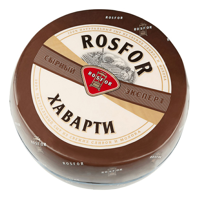 

Сыр полутвердый Rosfor Хаварти 50% 500 г