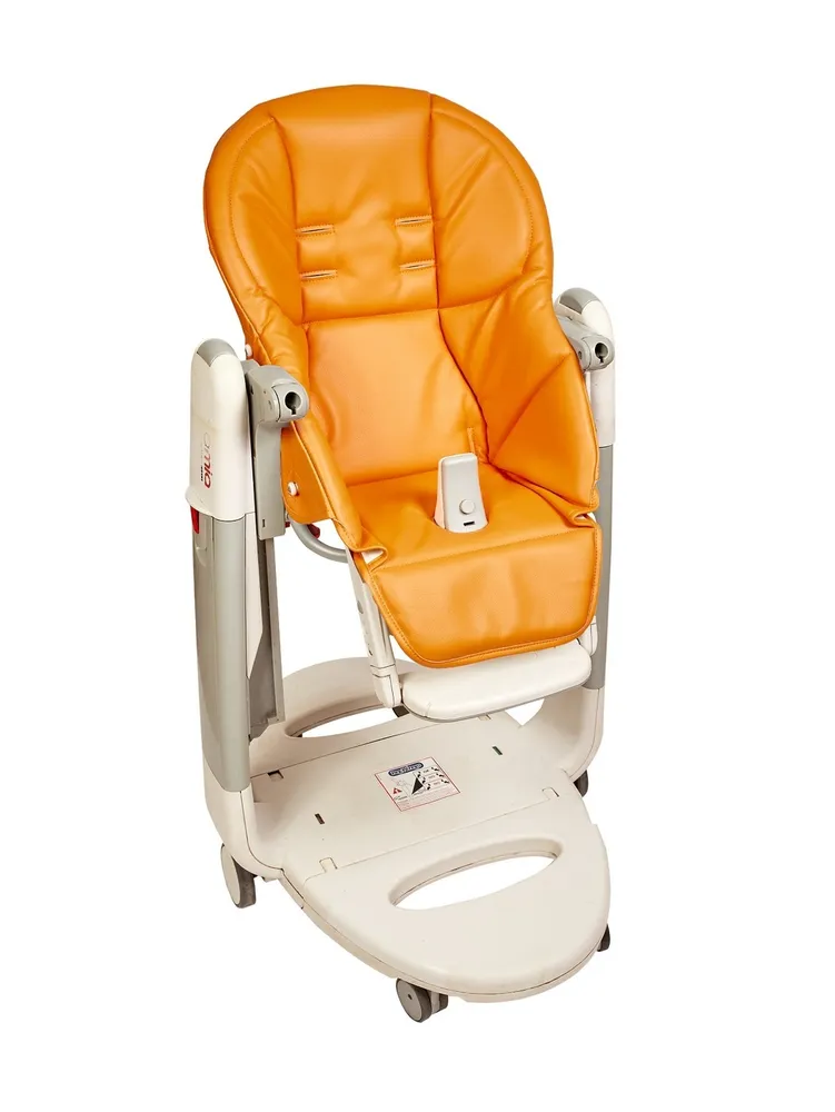 Чехол Capina из эко-кожи на стульчик Peg-Perego Tatamia Апельсиновый