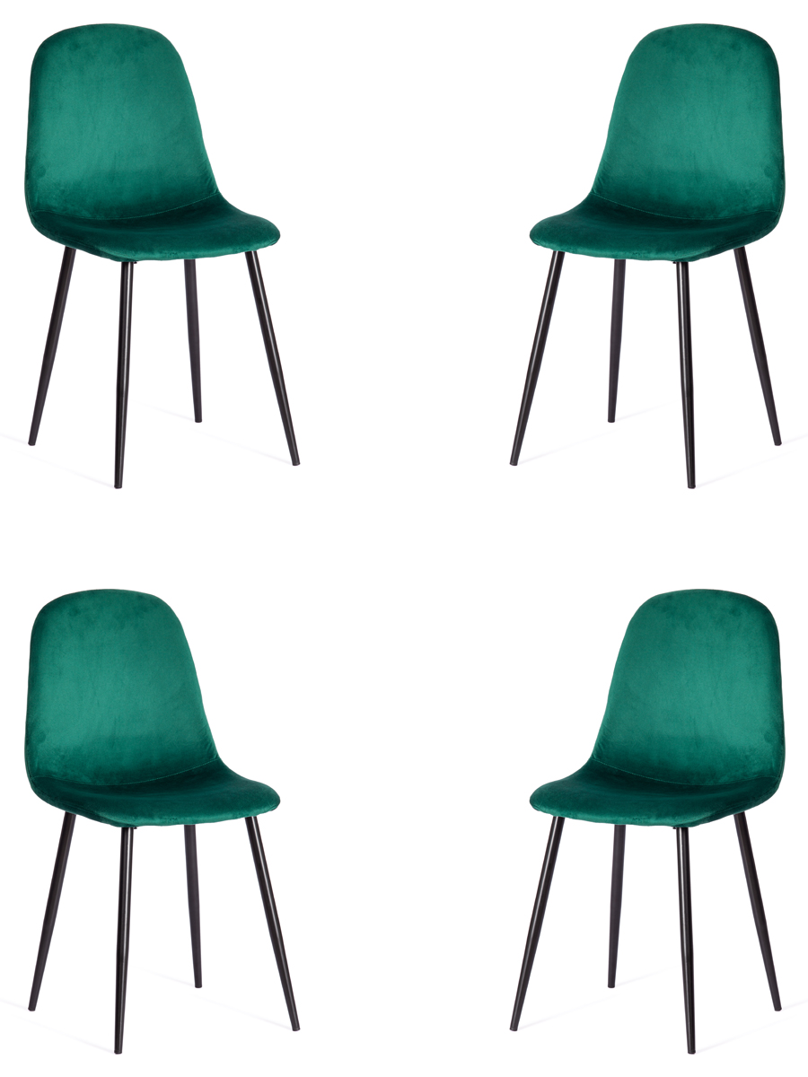 

Комплект стульев для кухни TetChair BREEZE, 4 шт., изумрудный, BREEZE (mod. 4724)