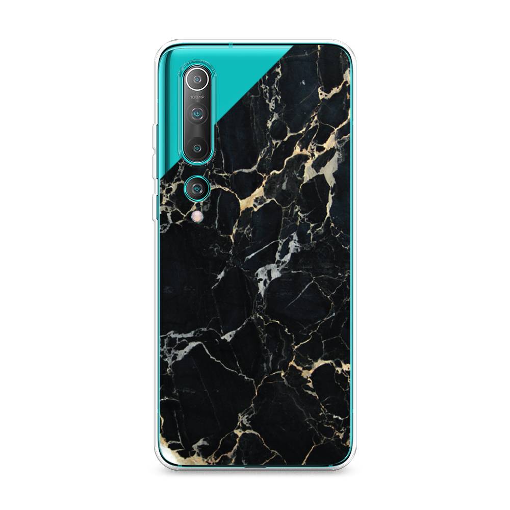 

Чехол Awog на Xiaomi Mi 10 Pro "Черный мрамор уголок", Разноцветный, 37850-3