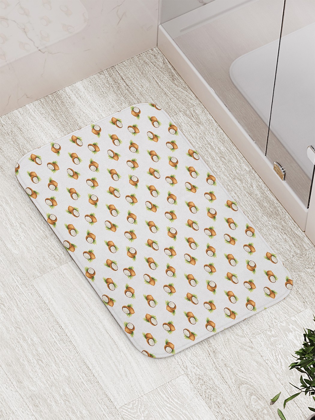 

Коврик противоскользящий для ванной, сауны, бассейна, 77х52 см bath_73697 JoyArty