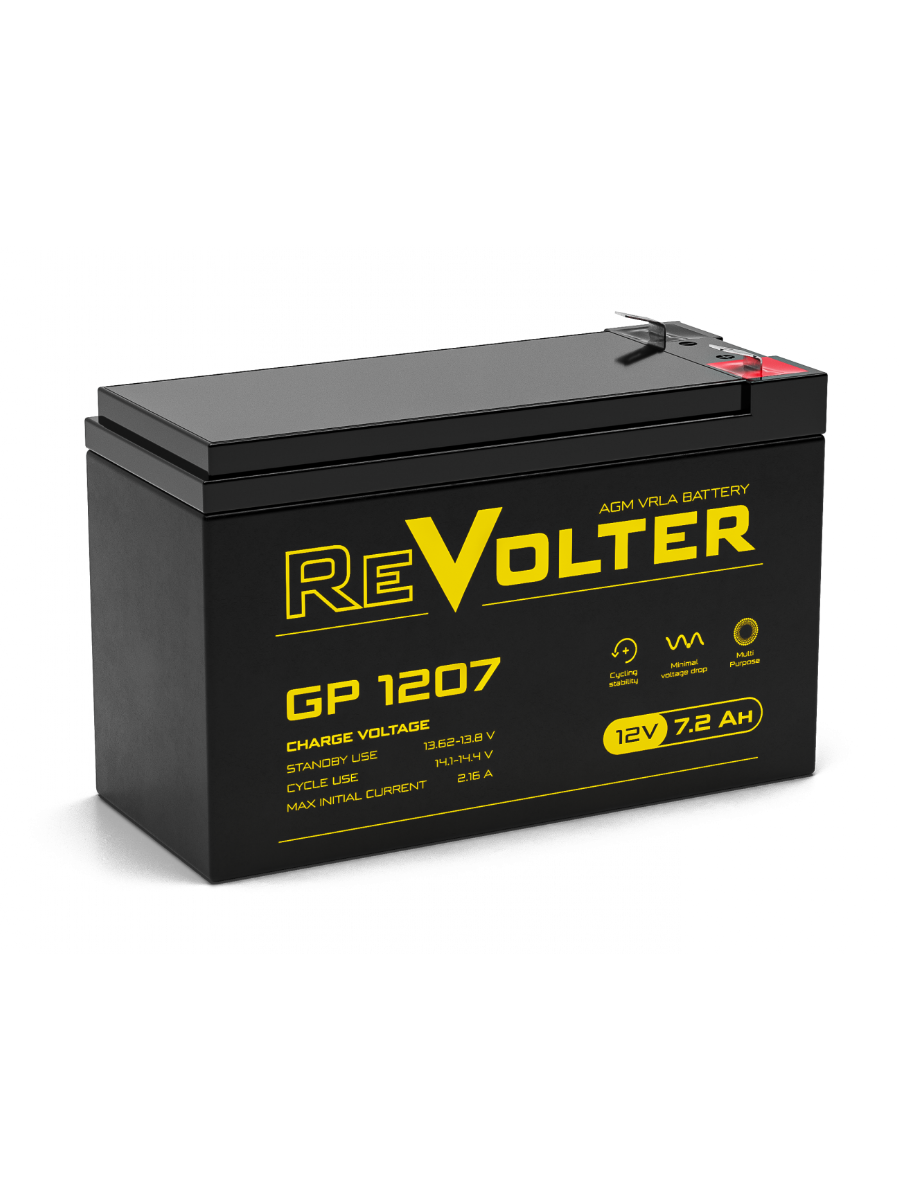 Аккумулятор для ИБП ReVolter GP1207 8.14 А/ч 12 В (GP1207)