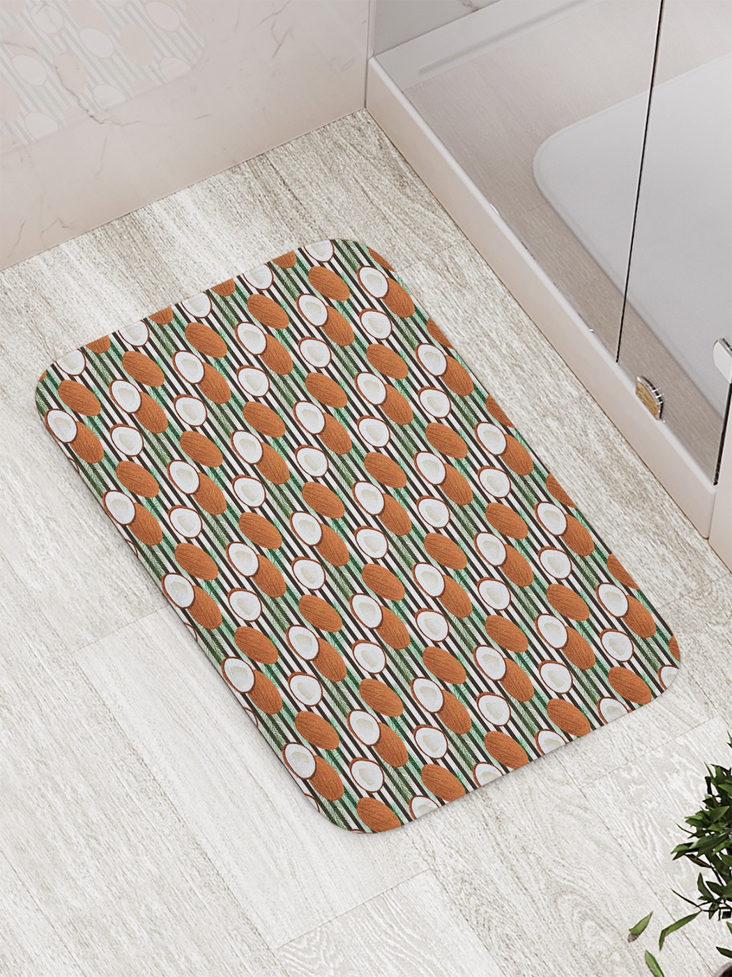 

Коврик противоскользящий для ванной, сауны, бассейна, 77х52 см bath_73677 JoyArty