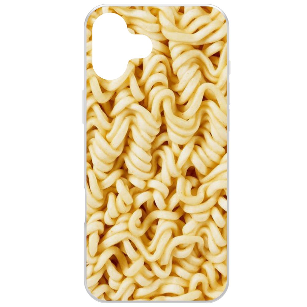 

Чехол-накладка Krutoff Clear Case Дошик для iPhone 16 Plus, Прозрачный