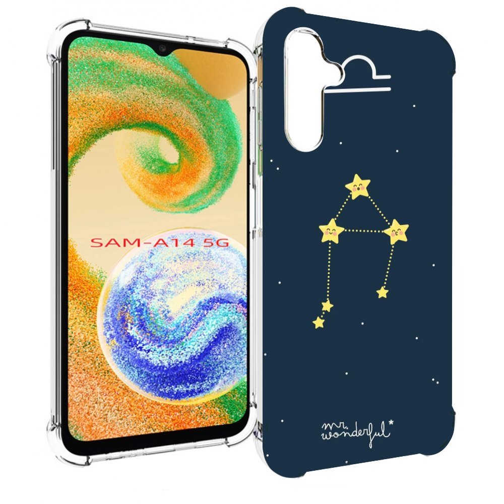 

Чехол MyPads знак-зодиака-весы-1 для Samsung Galaxy A14 5G, Прозрачный, Tocco