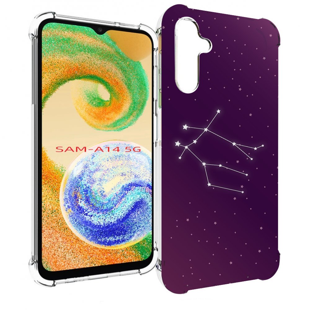 

Чехол MyPads знак-зодиака-близнецы-4 для Samsung Galaxy A14 5G, Прозрачный, Tocco