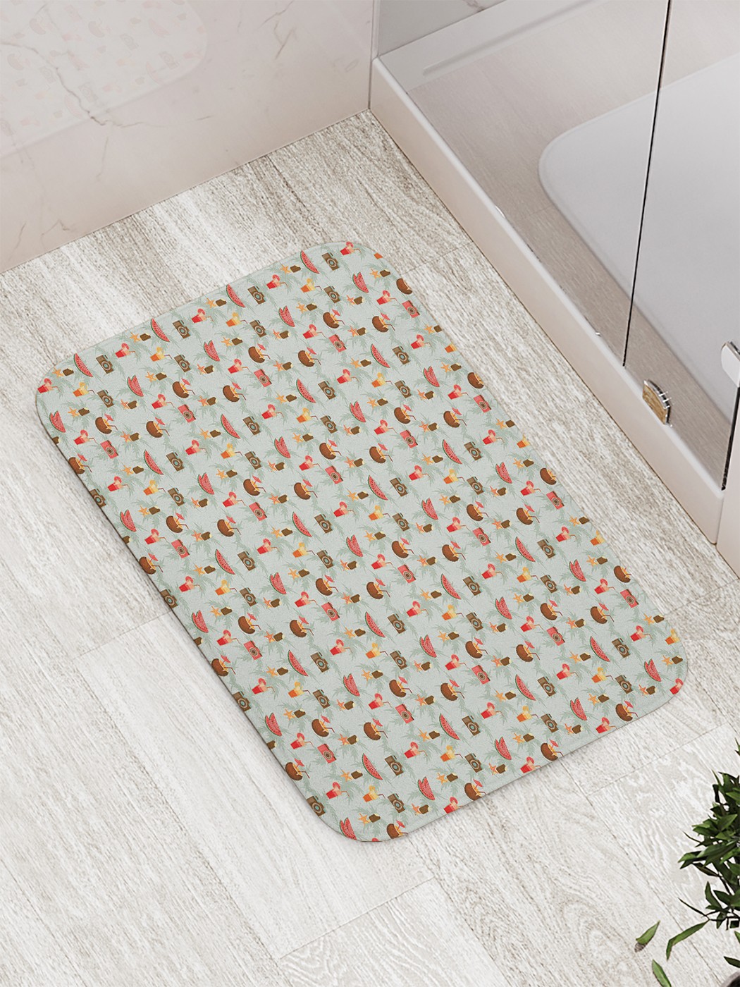 

Коврик противоскользящий для ванной, сауны, бассейна, 77х52 см bath_73644 JoyArty