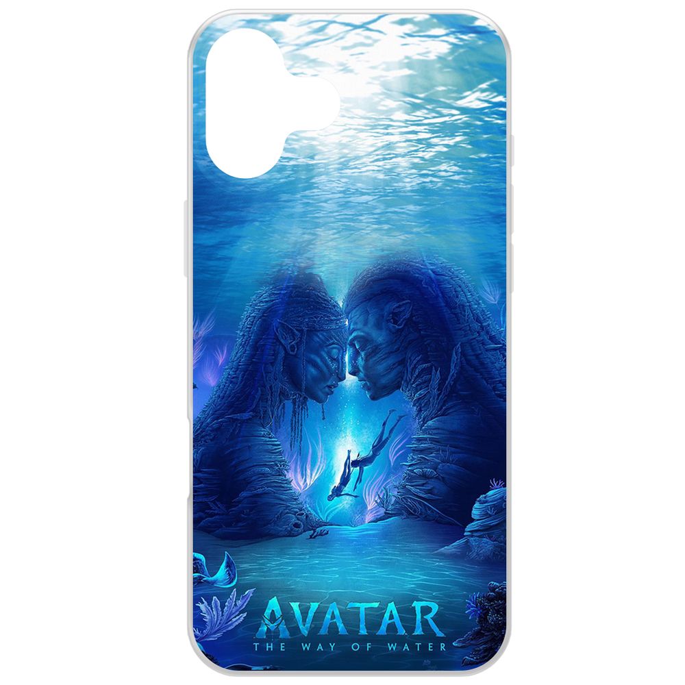 

Чехол-накладка Krutoff Clear Case Аватар - Рифы для iPhone 16 Plus, Прозрачный