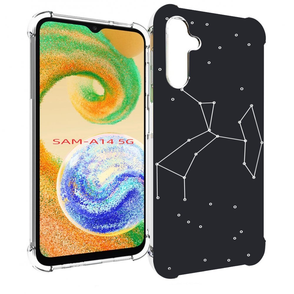 

Чехол MyPads знак зодиака стрелец 6 для Samsung Galaxy A14 5G, Прозрачный, Tocco