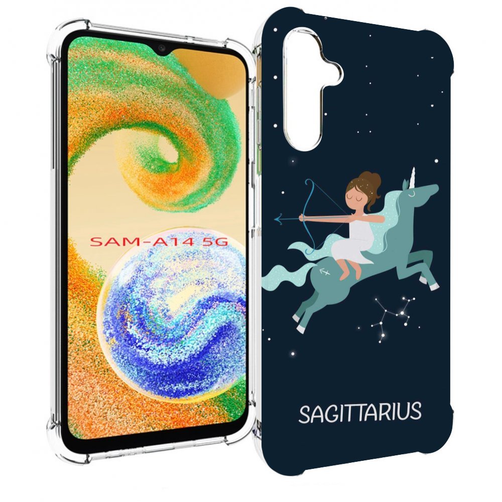 

Чехол MyPads знак зодиака стрелец 5 для Samsung Galaxy A14 5G, Прозрачный, Tocco