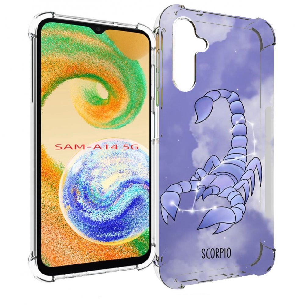 

Чехол MyPads знак зодиака скорпион 2 для Samsung Galaxy A14 5G, Прозрачный, Tocco