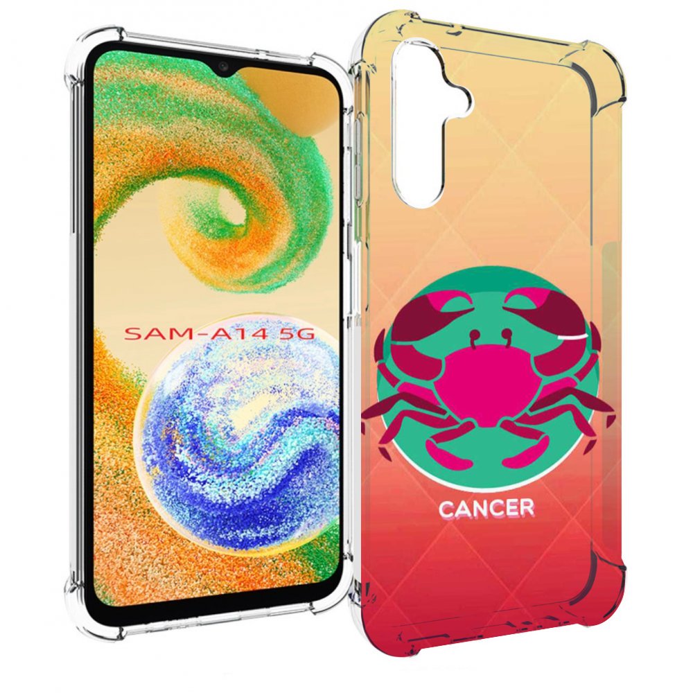 

Чехол MyPads знак зодиака рак 4 для Samsung Galaxy A14 5G, Прозрачный, Tocco