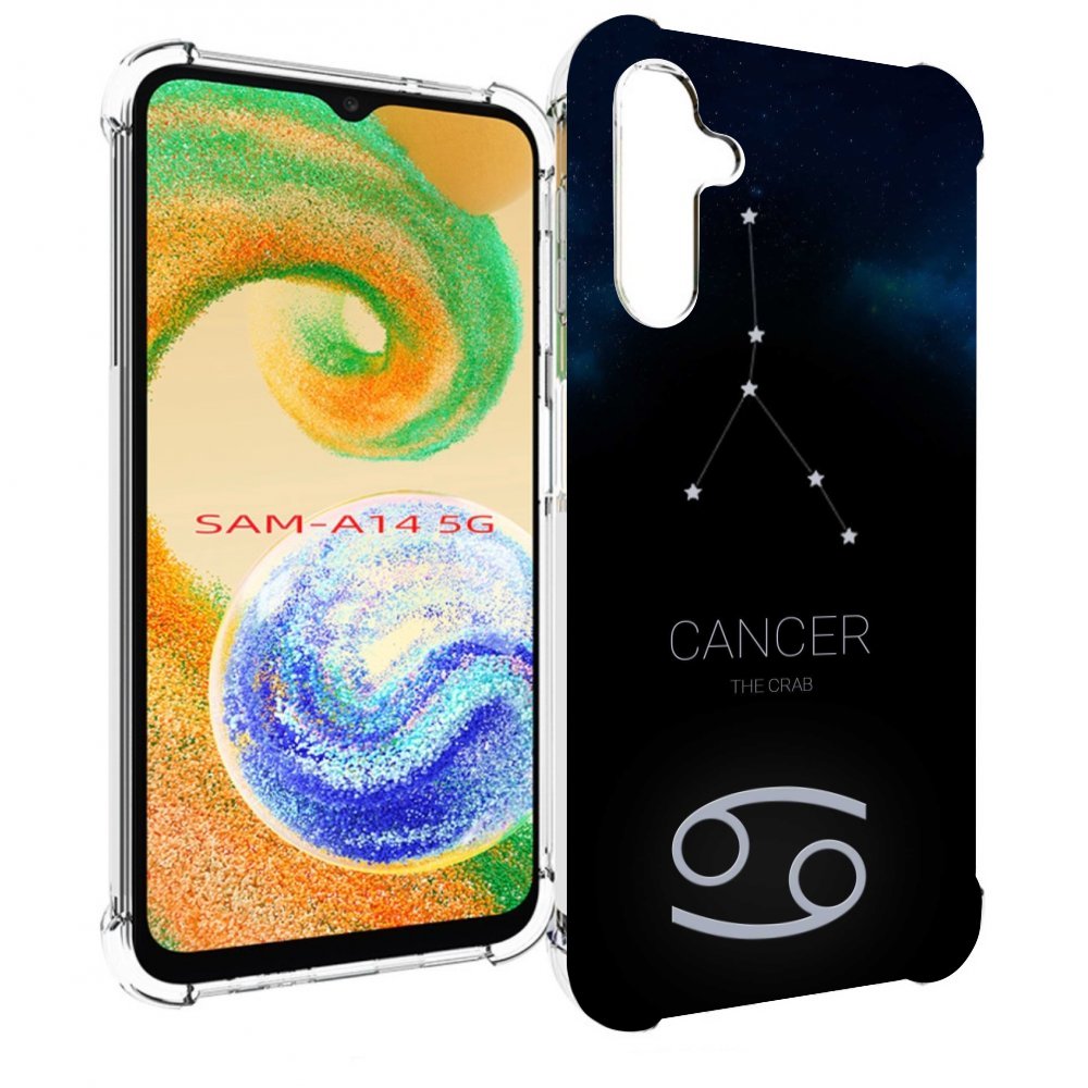 

Чехол MyPads знак зодиака рак 2 для Samsung Galaxy A14 5G, Прозрачный, Tocco