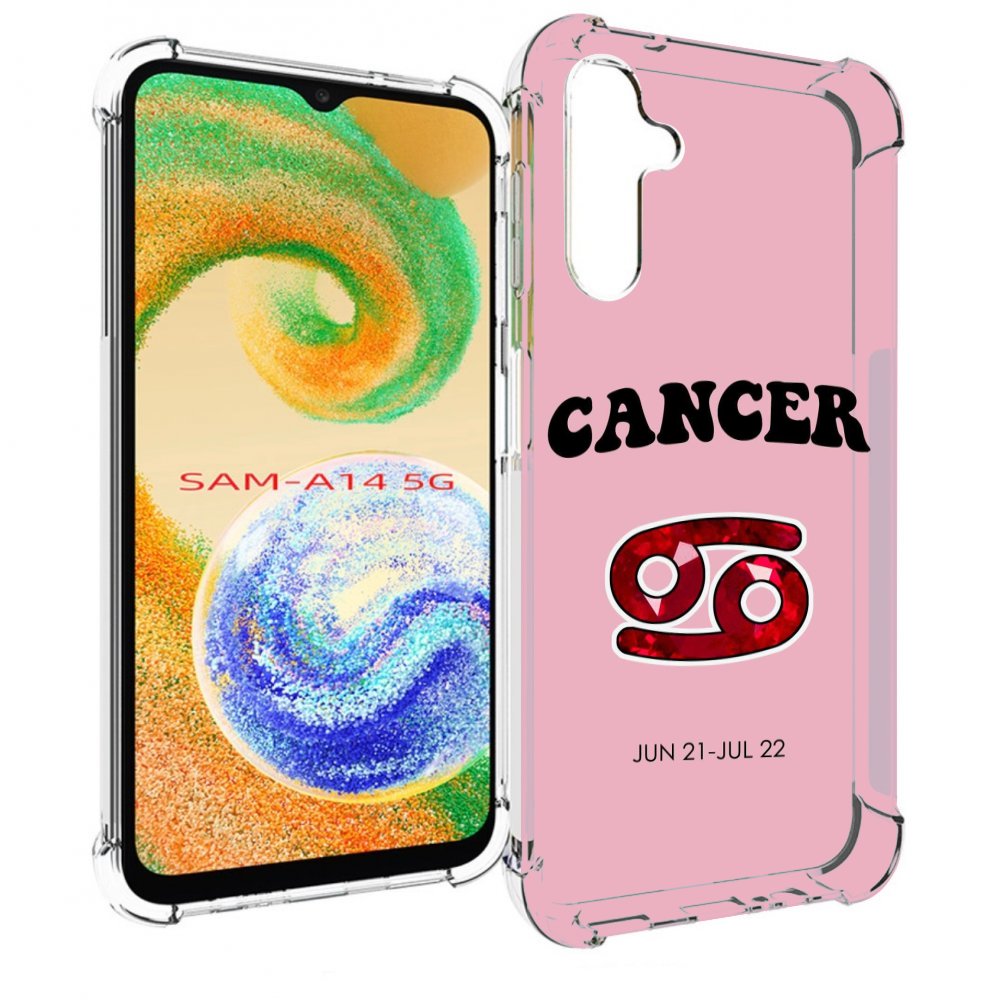 

Чехол MyPads знак зодиака рак 1 для Samsung Galaxy A14 5G, Прозрачный, Tocco