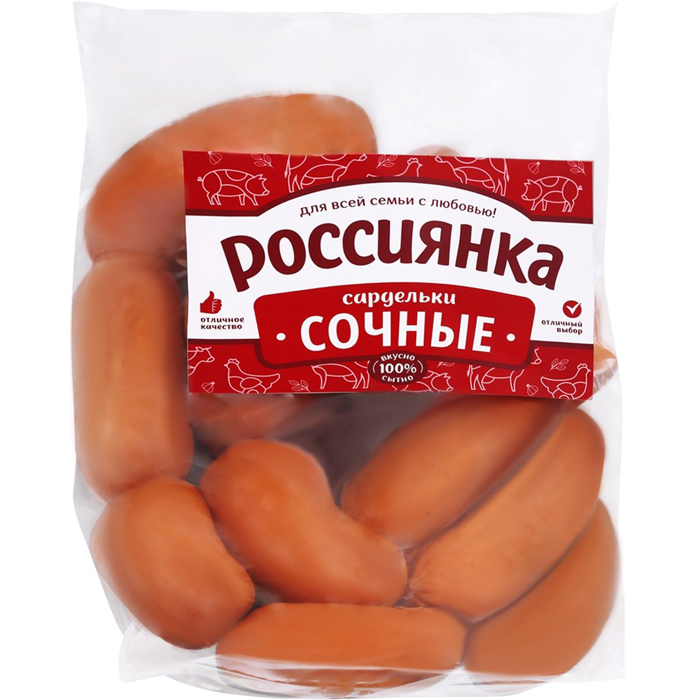 

Сардельки Россиянка Сочные