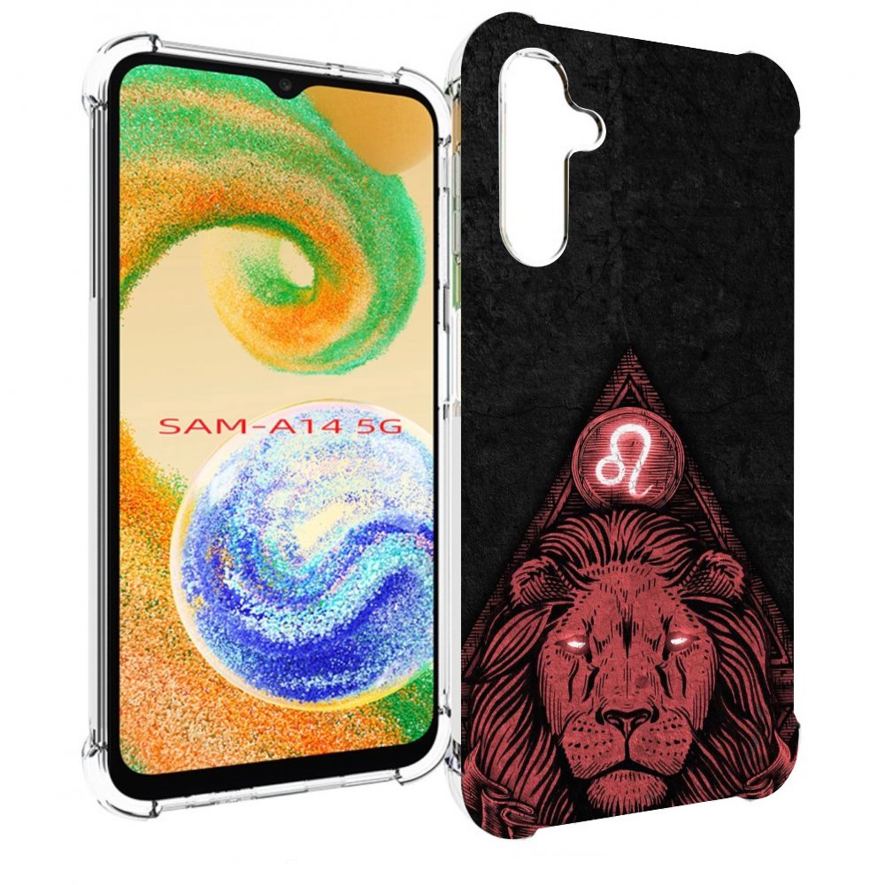 

Чехол MyPads знак зодиака лев 4 для Samsung Galaxy A14 5G, Прозрачный, Tocco