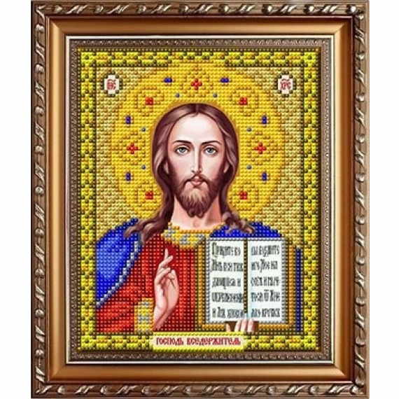 

Славяночка (Россия) Господь Вседержитель в золоте ИС-5001, 13x17 см от