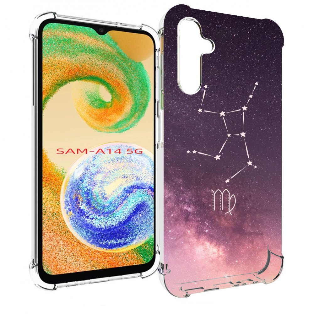 

Чехол MyPads знак зодиака дева 4 для Samsung Galaxy A14 5G, Прозрачный, Tocco
