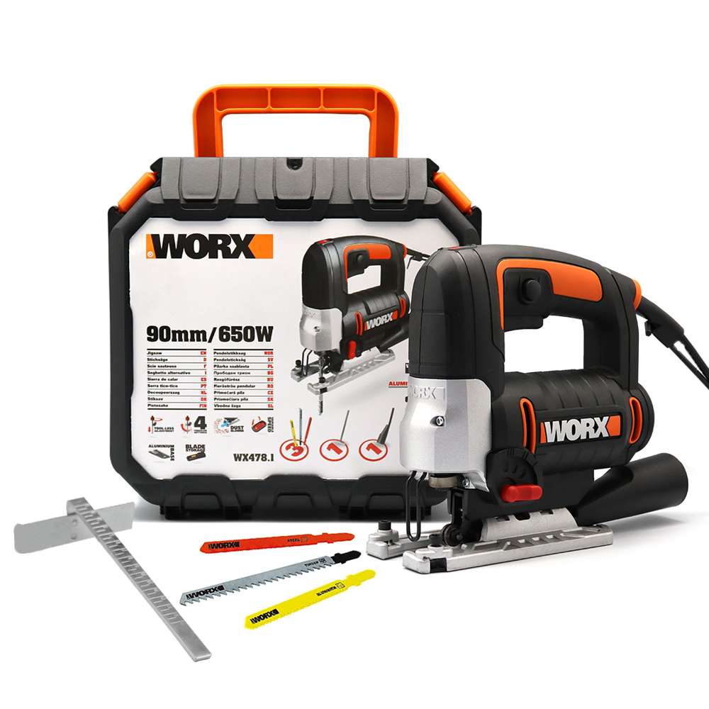 Лобзик Worx WX478.1 230 V 650 Вт лобзик worx wx550 9 без акб и зу