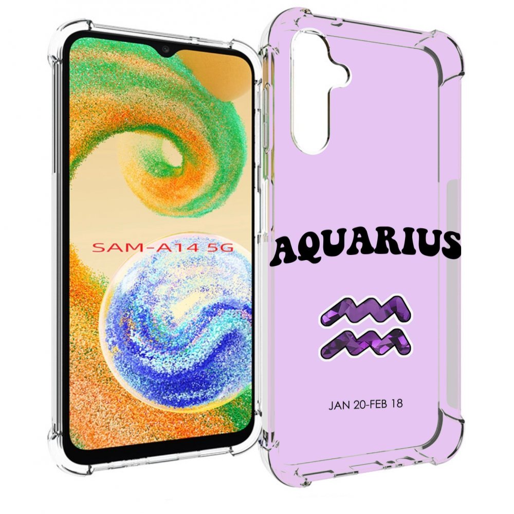 

Чехол MyPads знак зодиака водолеи 4 для Samsung Galaxy A14 5G, Прозрачный, Tocco
