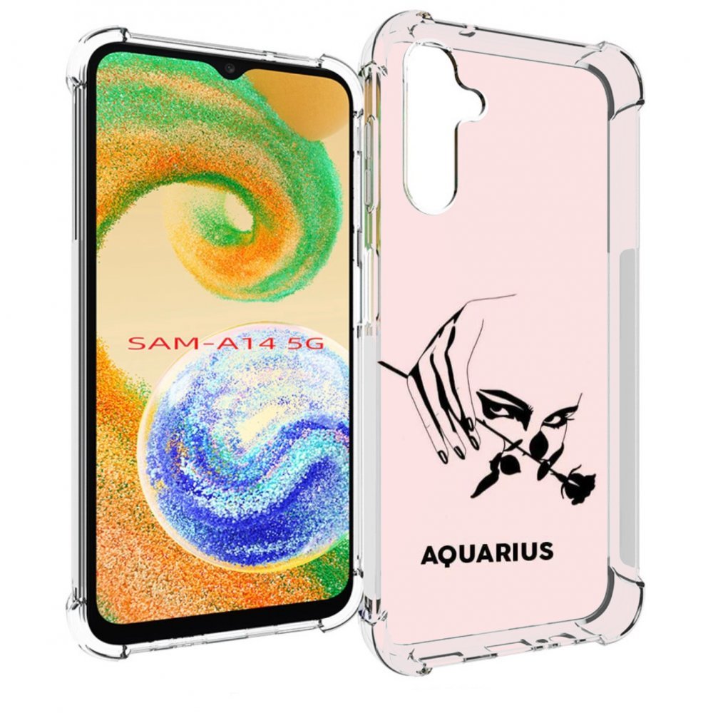 

Чехол MyPads знак зодиака водолеи 3 для Samsung Galaxy A14 5G, Прозрачный, Tocco