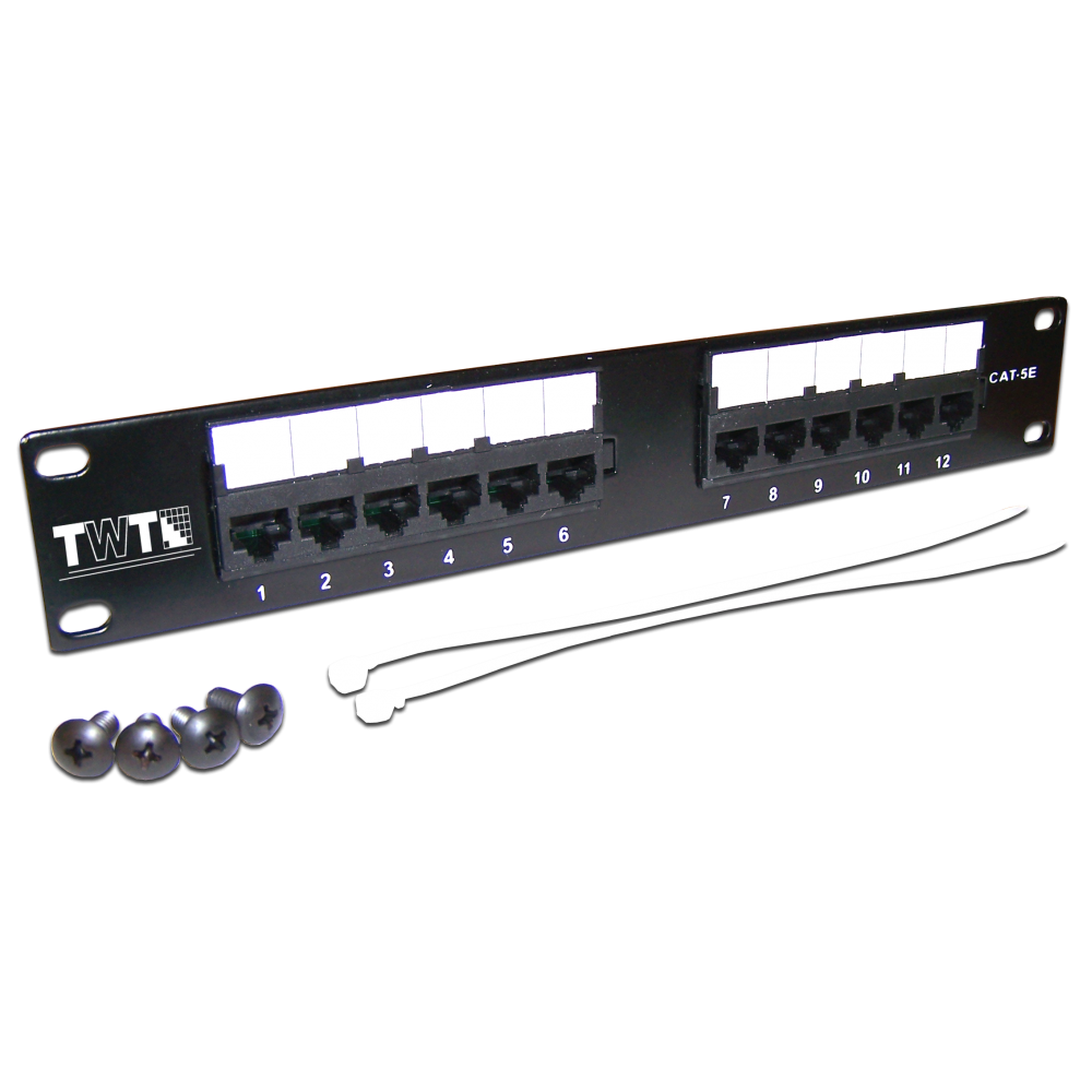 

Lanmaster Патч-панель TWT 10", 12 портов, UTP, кат.5E, 1U (TWT-PP12UTP-10)