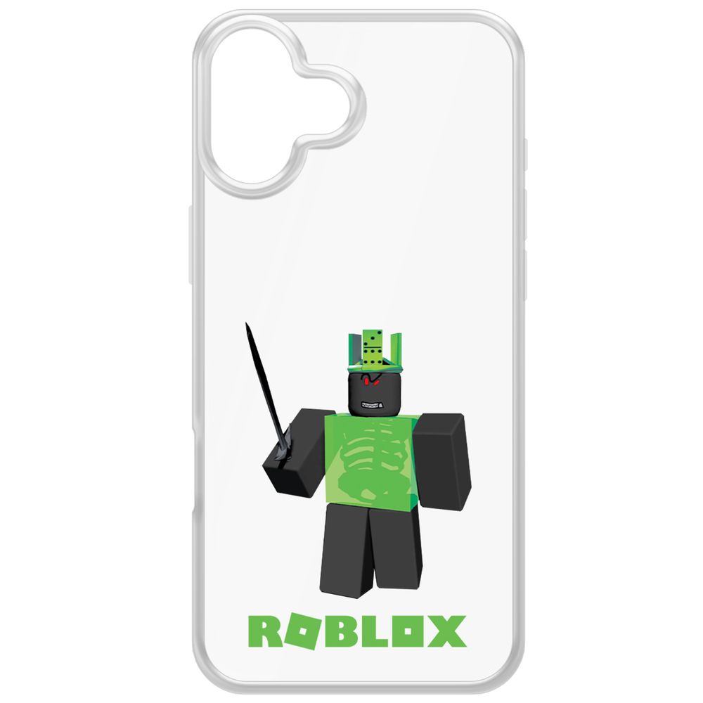 

Чехол-накладка Krutoff Clear Case Roblox-1x1x1x1x1 для iPhone 16 Plus, Прозрачный