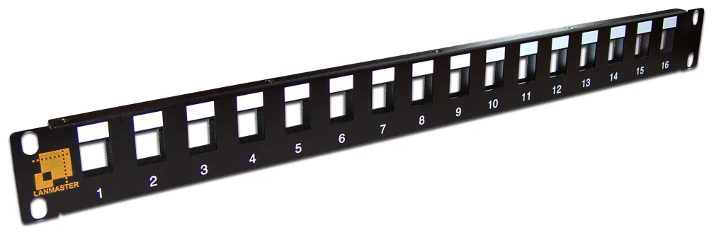 

Патч-панель Lanmaster (LAN-PP16OK-STP), Черный