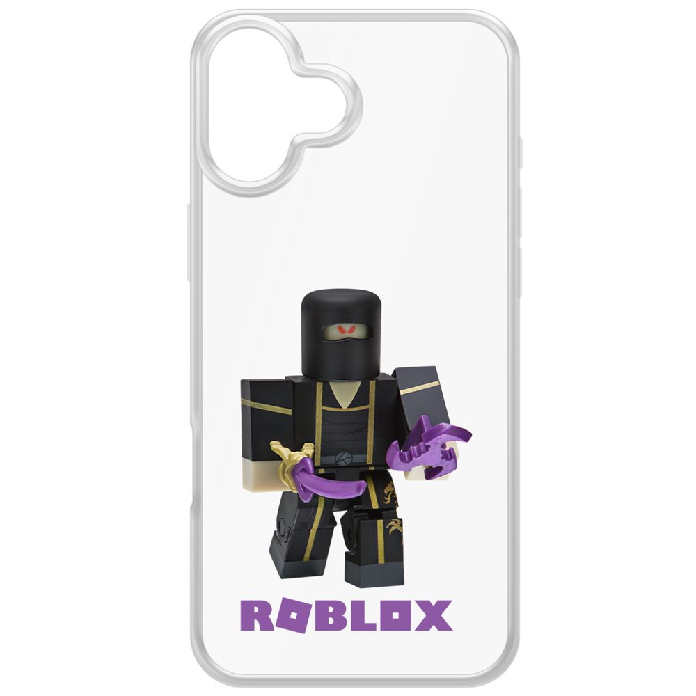 

Чехол-накладка Krutoff Clear Case Roblox-Ниндзя Ассасин для iPhone 16 Plus, Прозрачный