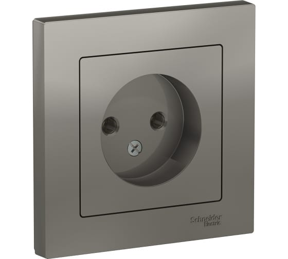 

Розетка Schneider Electric 1-постовая бронзовая ATN000940.8 8 шт, Бронзовый