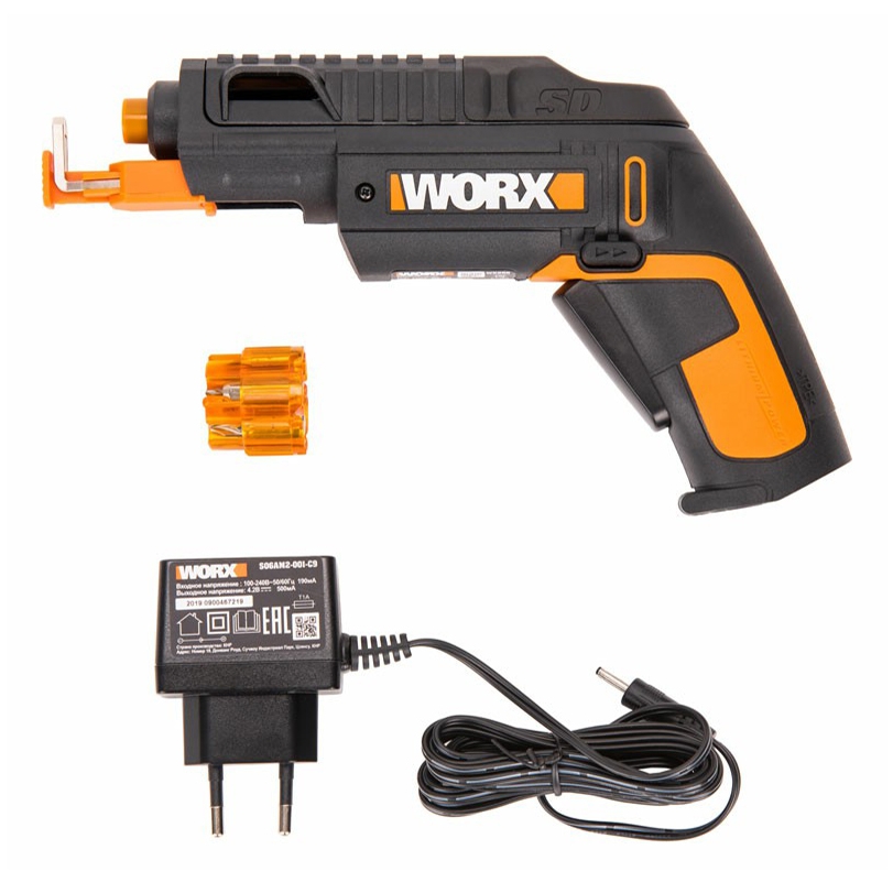 фото Аккумуляторная отвертка worx slide driver wx255 sd