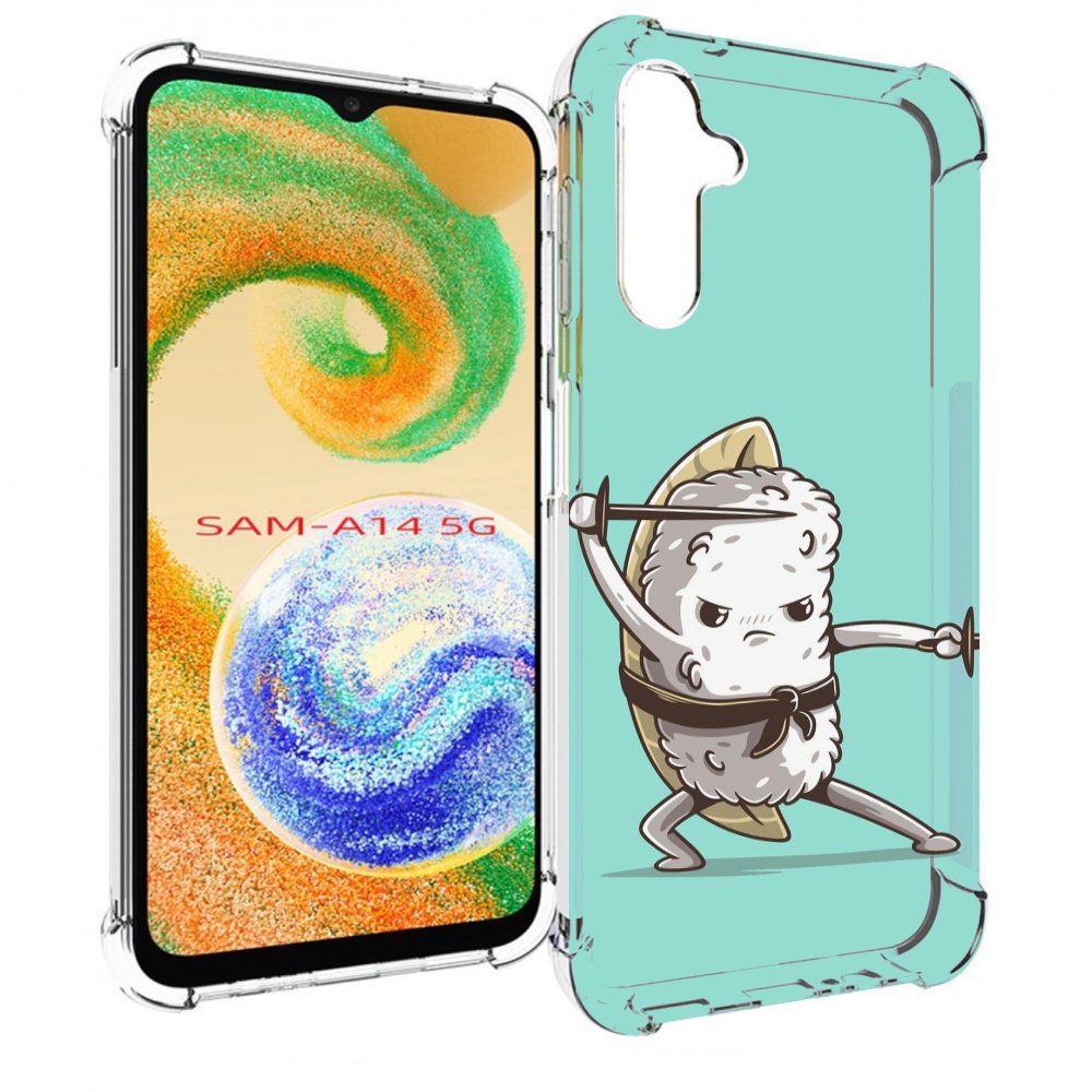 

Чехол MyPads злой суши детский для Samsung Galaxy A14 5G, Прозрачный, Tocco