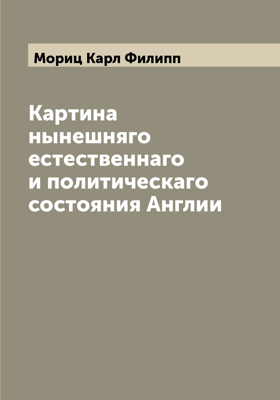 

Книга Картина нынешняго естественнаго и политическаго состояния Англии