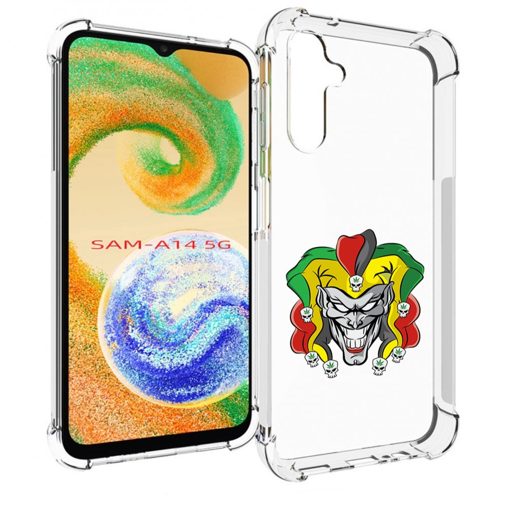 

Чехол MyPads злодей-клоун для Samsung Galaxy A14 5G, Прозрачный, Tocco