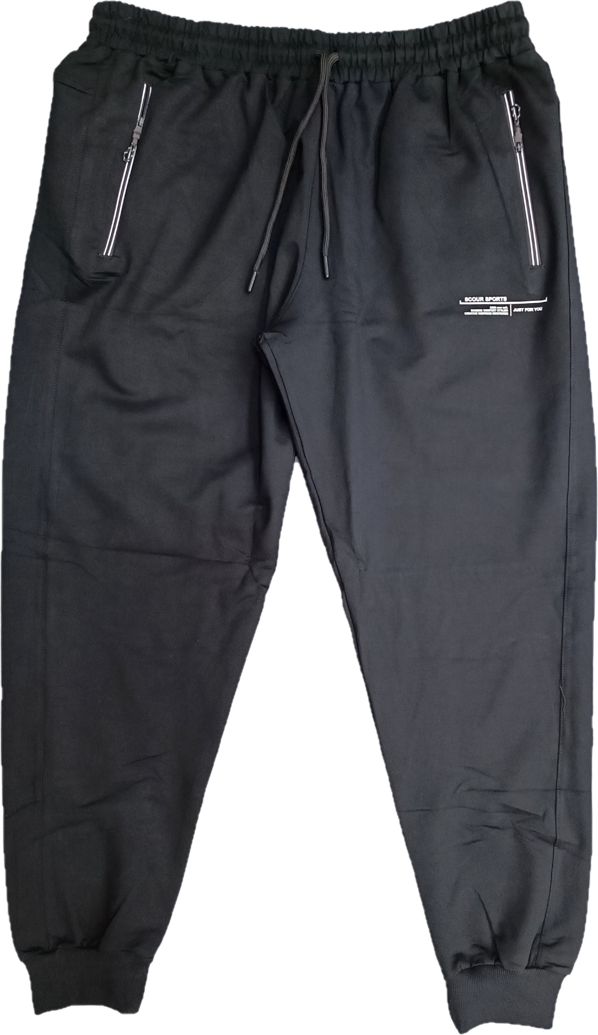 Спортивные брюки мужские Grand Lavita 3702022 черные 8XL