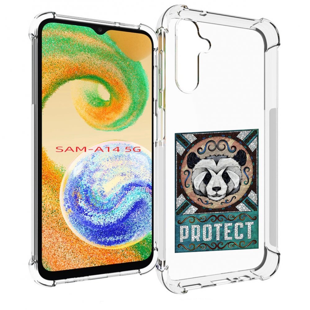 

Чехол MyPads защита панды для Samsung Galaxy A14 5G, Прозрачный, Tocco