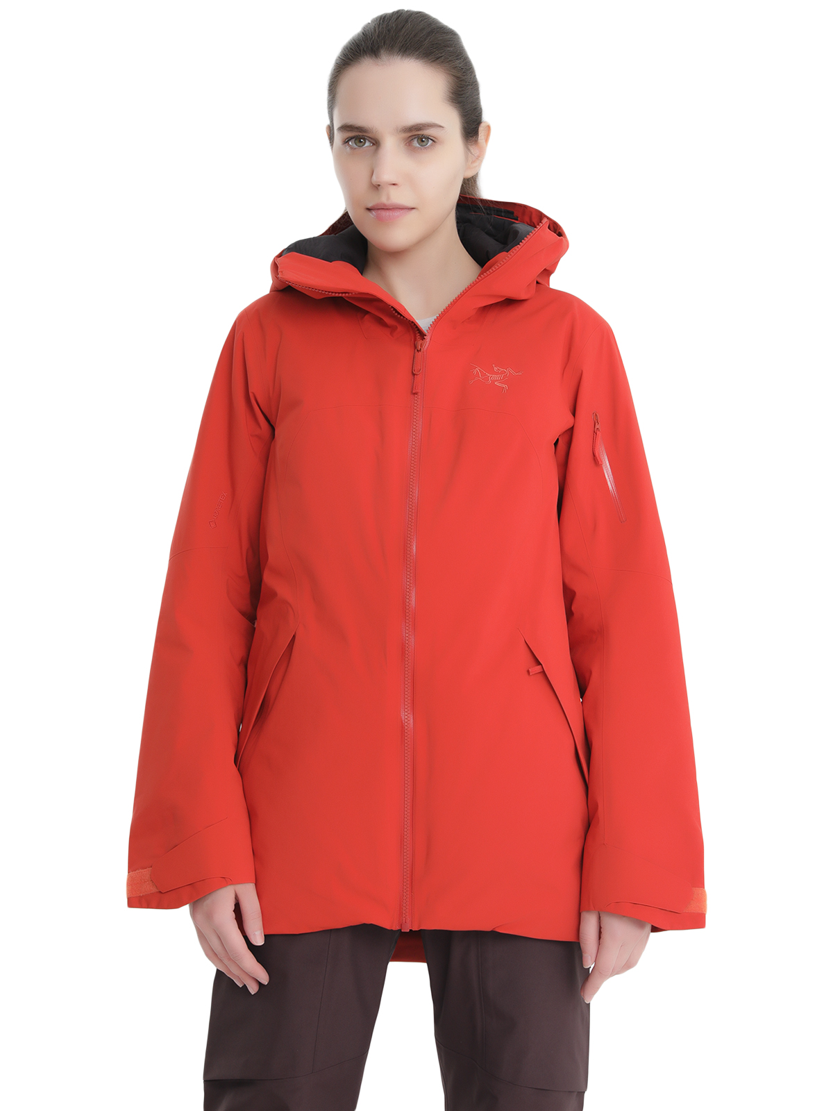 фото Спортивная куртка женская arcteryx l07651700 красная 42