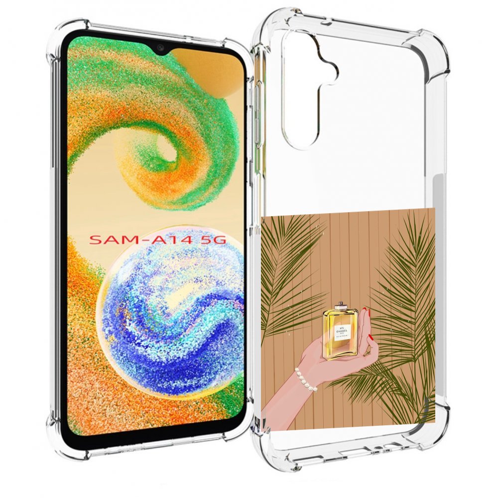 

Чехол MyPads запах-шанель-номер-5 для Samsung Galaxy A14 5G, Прозрачный, Tocco