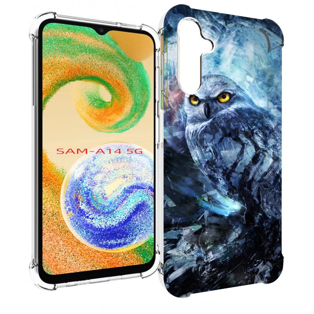 

Чехол MyPads замороженная-сова для Samsung Galaxy A14 5G, Прозрачный, Tocco