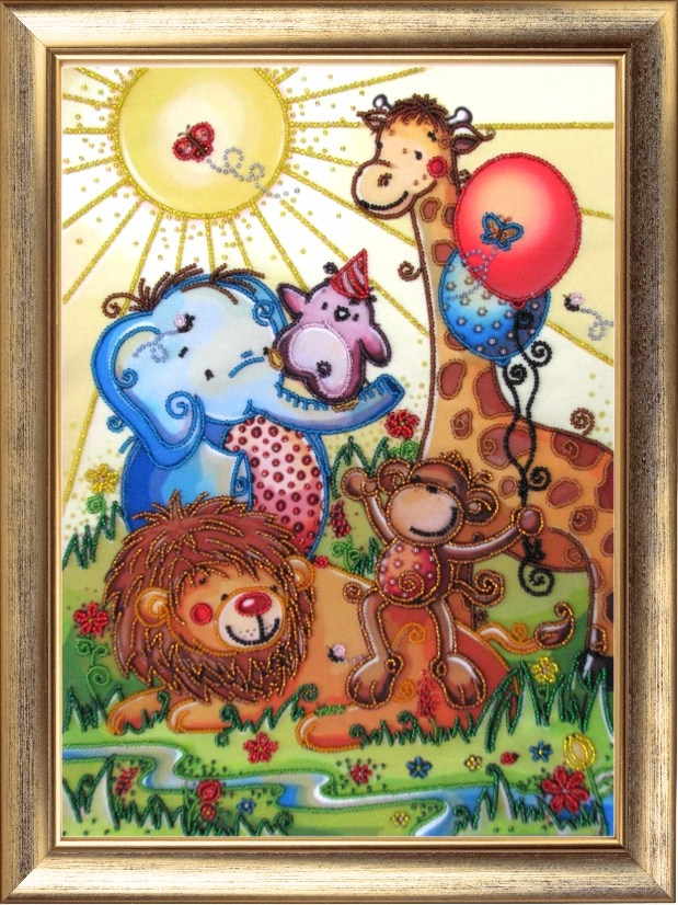 

Вышивка бисером Веселый зоопарк BTF-630, 26x36 см от