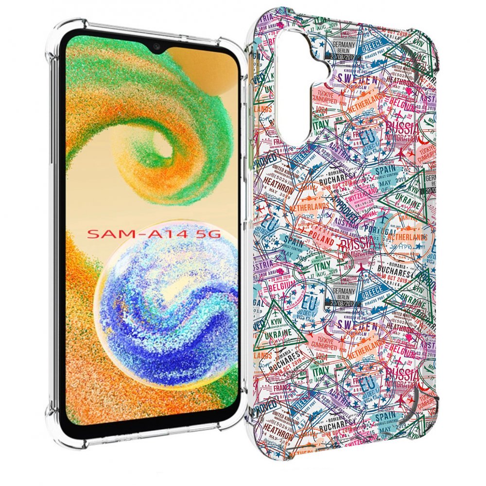 

Чехол MyPads загранчехол для Samsung Galaxy A14 5G, Прозрачный, Tocco