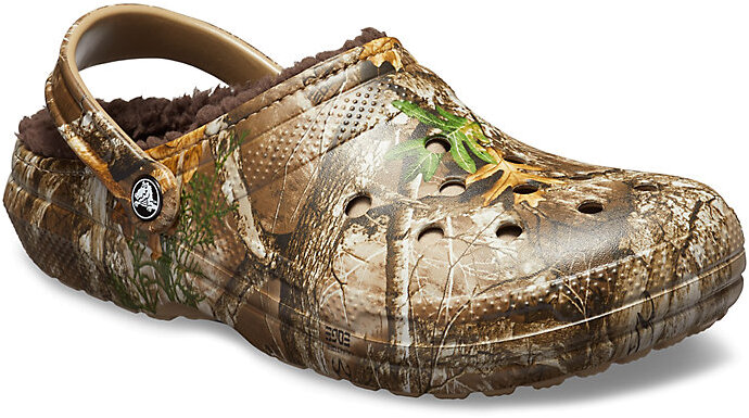 

Сабо унисекс Crocs Clssc Lined Realtree Edge Clog коричневые M7 US; W9 US, Коричневый, Clssc Lined Realtree Edge Clog