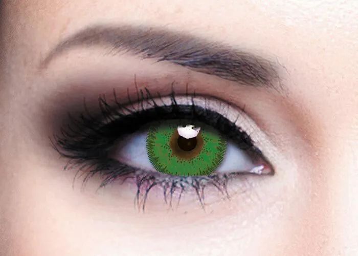 Офтальмикс Colors New контактные линзы, 6.50 R.8.6, зеленый цвет.