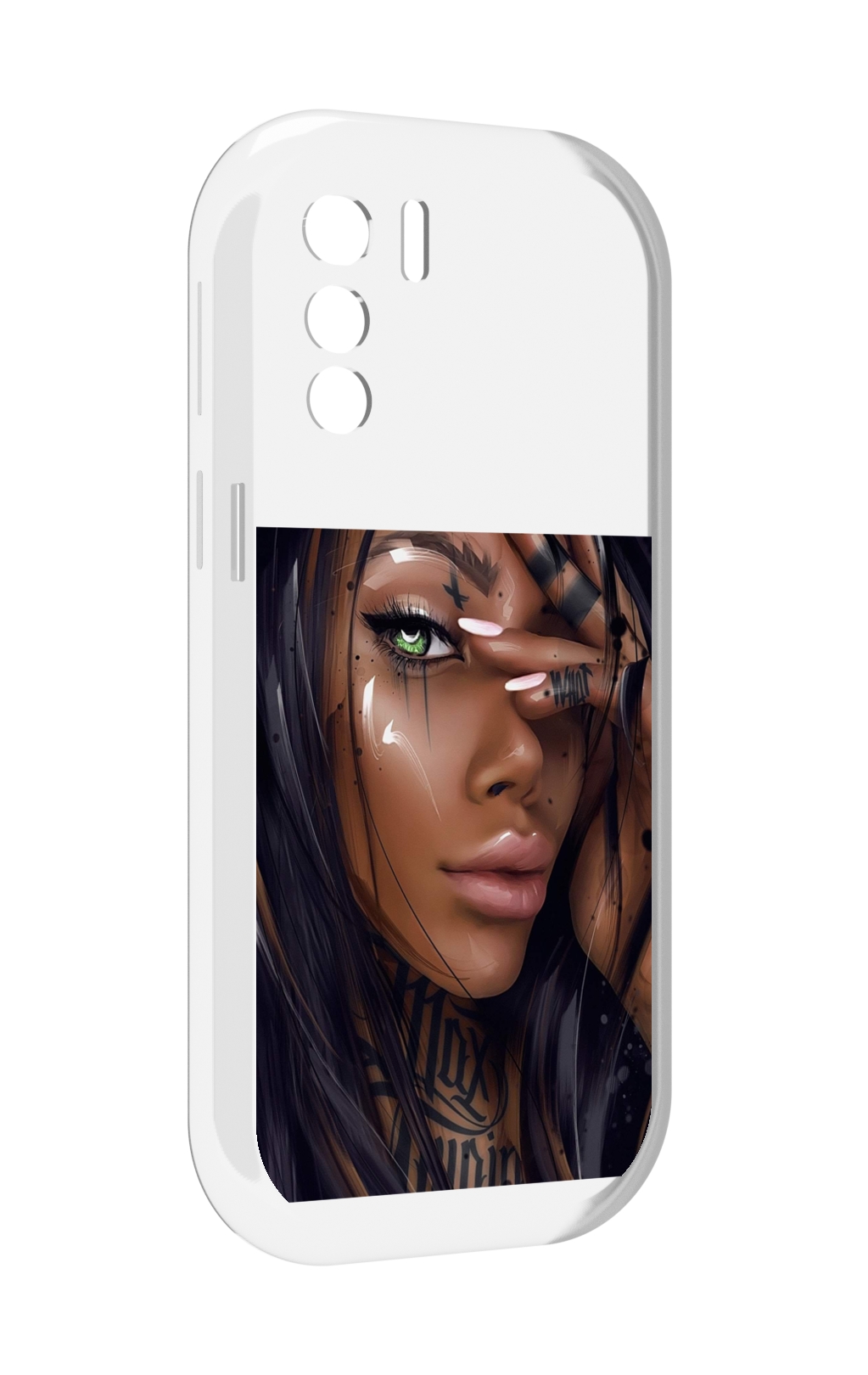 

Чехол MyPads девушка-с-зелеными-глазами-яркими для UleFone Note 13P, Прозрачный, Tocco