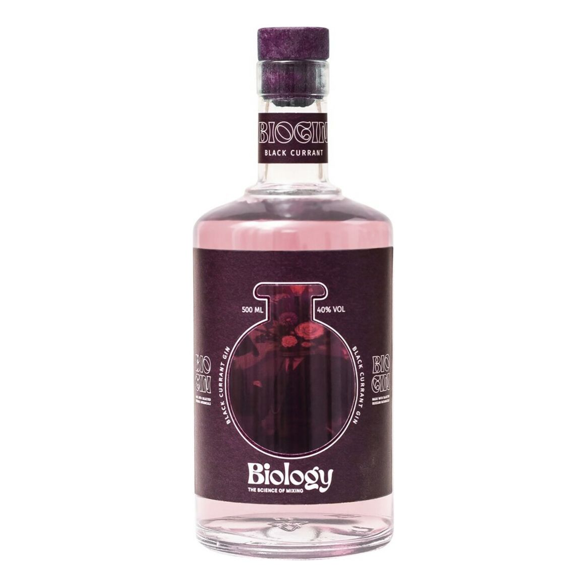 Джин Biology Blackcurrant 40% 0,5 л