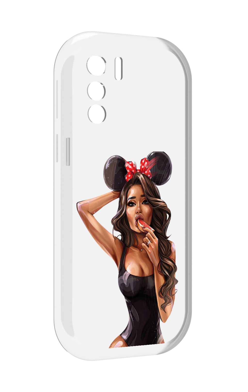 

Чехол MyPads девушка-с-грейпфрутом женский для UleFone Note 13P, Прозрачный, Tocco