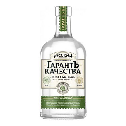 

Водка Русский ГарантЪ Качества на березовом соке 40% 0,5 л