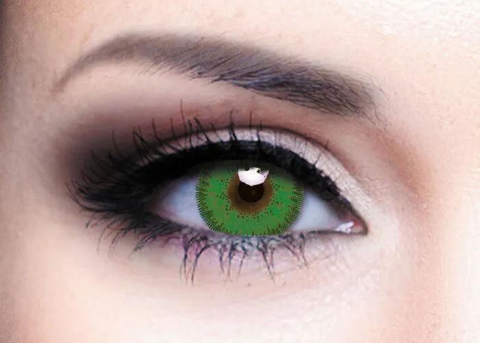 

Линзы контактные Офтальмикс Colors New 2 линзы-0.00 R.8.6 Green Зеленый, Зеленые